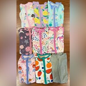 Little Sleepies Zippies - Multicolor Set